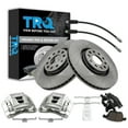 thumbnail image 1 of TRQ Front Brake Pad & Rotor Kit Brake Caliper Brake Hose Brake Pads Brake Rotor Ceramic Fits Select 2005-2008 Audi A4 A4 Quattro, 1 of 4