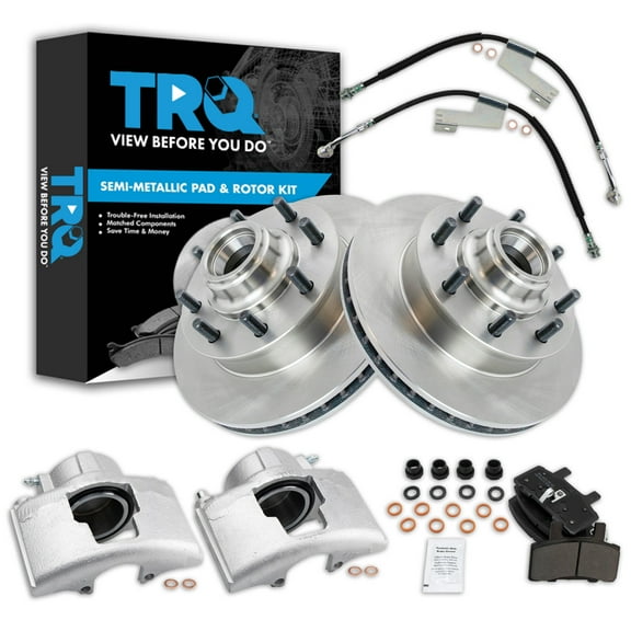 TRQ Front Brake Pad & Rotor Kit BKA29605 Fits Select 2001-2002 Chevrolet Express 2500 , 2001-2001 Chevrolet Express 3500 , 2001-2002 GMC Savana 2500 , 2001-2001 GMC Savana 3500