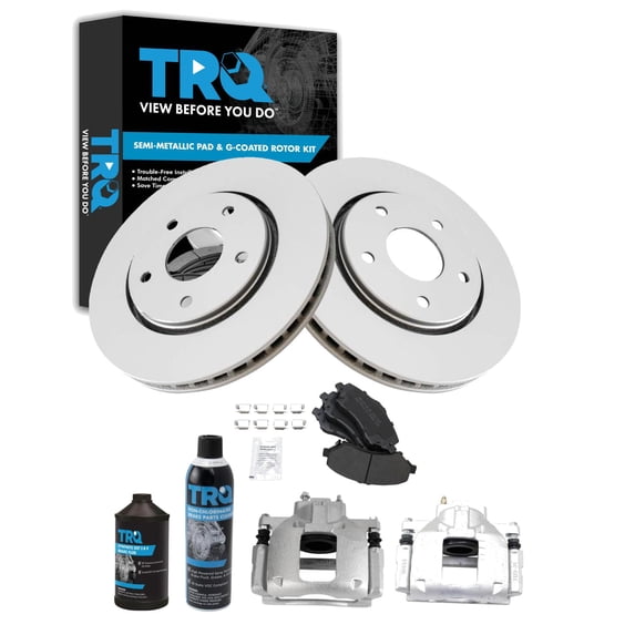 TRQ Front Brake Pad & Rotor Kit BKA45239 Fits Select 2012-2012 Ram C/V , 2008-2012 Dodge Grand Caravan , 2009-2012 Volkswagen Routan , 2008-2012 Chrysler Town & Country