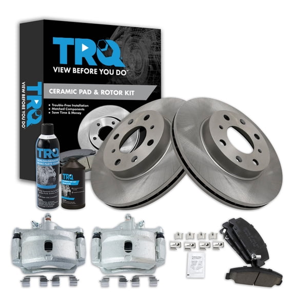 TRQ Front Brake Pad & Rotor Kit BKA45341 Fits Select 1996-1996 Honda Civic