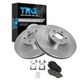 thumbnail image 1 of TRQ Front Brake Pad & Rotor Kit Brake Pads Brake Rotor Ceramic Fits Select 2009-2013 Subaru Legacy, 1 of 4