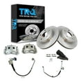 thumbnail image 1 of TRQ Front Brake Pad & Rotor Kit Brake Caliper Brake Hose Brake Pads Brake Rotor Ceramic Fits Select 2002-2005 Dodge Ram 1500, 1 of 4