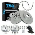 thumbnail image 1 of TRQ Front Brake Pad & Rotor Kit Brake Caliper Brake Hose Brake Pads Brake Rotor Ceramic Premium G-Coated Fits Select 2003-2011 Honda Element, 1 of 4