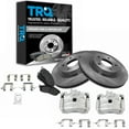 thumbnail image 1 of TRQ Front Brake Pad & Rotor Kit Brake Caliper Brake Pads Brake Rotor Ceramic Fits Select 2007-2009 Nissan Altima, 1 of 5