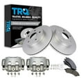 thumbnail image 1 of TRQ Front Brake Pad & Rotor Kit Brake Caliper Brake Pads Brake Rotor Ceramic Premium G-Coated Fits Select 2006-2008 Dodge Ram 1500, 1 of 6
