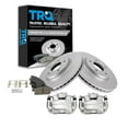 thumbnail image 1 of TRQ Front Brake Pad & Rotor Kit Brake Caliper Brake Pads Brake Rotor Ceramic Premium G-Coated Fits Select 2012-2017 Buick Verano 2014-2015 Chevrolet Cruze 2011-2015 Volt, 1 of 6