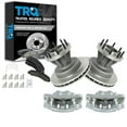 thumbnail image 1 of TRQ Front Brake Pad & Rotor Kit Brake Caliper Brake Pads Brake Rotor Ceramic Vented Fits Select 1999-2002 Ford F-350 Super Duty, 1 of 6