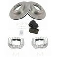 thumbnail image 1 of TRQ Front Brake Pad & Rotor Kit Brake Caliper Brake Pads Brake Rotor Ceramic Vented Fits Select 2001-2003 Toyota Sequoia 2000-2003 Tundra, 1 of 6
