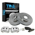 thumbnail image 1 of TRQ Front Brake Pad & Rotor Kit Brake Caliper Brake Pads Brake Rotor Ceramic Vented Fits Select 2004-2007 Ford Freestar Mercury Monterey, 1 of 6