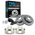 thumbnail image 1 of TRQ Front Brake Pad & Rotor Kit Brake Caliper Brake Pads Brake Rotor Ceramic Vented Fits Select 2007-2010 Dodge Nitro 2008-2012 Jeep Liberty, 1 of 5