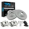 thumbnail image 1 of TRQ Front Brake Pad & Rotor Kit Brake Caliper Brake Pads Brake Rotor Ceramic Vented Premium G-Coated Fits Select 2003-2004 Honda Accord, 1 of 6
