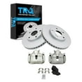 thumbnail image 1 of TRQ Front Brake Pad & Rotor Kit Brake Caliper Brake Pads Brake Rotor Semi-Metallic Premium G-Coated Fits Select 2002-2006 Toyota Camry, 1 of 4