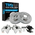thumbnail image 1 of TRQ Front Brake Pad & Rotor Kit Brake Caliper Brake Pads Brake Rotor Semi-Metallic Vented Fits Select 2000-2004 Ford Focus, 1 of 6