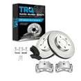 thumbnail image 1 of TRQ Front Brake Pad & Rotor Kit Brake Caliper Brake Pads Brake Rotor Semi-Metallic Vented Fits Select 2000-2005 Cadillac DeVille, 1 of 6