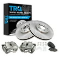 thumbnail image 1 of TRQ Front Brake Pad & Rotor Kit Brake Caliper Brake Pads Brake Rotor Semi-Metallic Vented Fits Select 2003-2008 Honda Pilot, 1 of 6