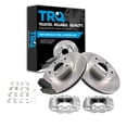 thumbnail image 1 of TRQ Front Brake Pad & Rotor Kit Brake Caliper Brake Pads Brake Rotor Semi-Metallic Vented Fits Select 2005-2015 Toyota Tacoma, 1 of 6