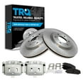 thumbnail image 1 of TRQ Front Brake Pad & Rotor Kit Brake Caliper Brake Pads Brake Rotor Semi-Metallic Vented Fits Select 2008-2010 INFINITI QX56 2008-2011 Nissan Armada TITAN, 1 of 6