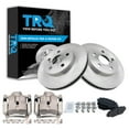 thumbnail image 1 of TRQ Front Brake Pad & Rotor Kit Brake Caliper Brake Pads Brake Rotor Semi-Metallic Vented Fits Select 2016-2018 Toyota Prius 2018 Prius Prime, 1 of 6