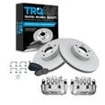 thumbnail image 1 of TRQ Front Brake Pad & Rotor Kit Brake Caliper Brake Pads Brake Rotor Semi-Metallic Vented Premium G-Coated Fits Select 2007 Subaru Outback, 1 of 6