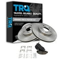 thumbnail image 1 of TRQ Front Brake Pad & Rotor Kit Brake Pads Brake Rotor Ceramic Fits Select 1998-2002 Honda Accord, 1 of 5