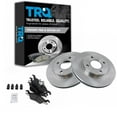 thumbnail image 1 of TRQ Front Brake Pad & Rotor Kit Brake Pads Brake Rotor Ceramic Fits Select 2000-2004 Ford Focus, 1 of 4