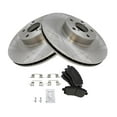 thumbnail image 1 of TRQ Front Brake Pad & Rotor Kit Brake Pads Brake Rotor Ceramic Fits Select 2002-2003 Subaru Impreza 2001-2002 Legacy 2001 Outback, 1 of 5