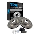 thumbnail image 1 of TRQ Front Brake Pad & Rotor Kit Brake Pads Brake Rotor Ceramic Fits Select 2002-2007 Mitsubishi Lancer, 1 of 5