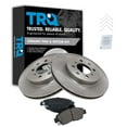 thumbnail image 1 of TRQ Front Brake Pad & Rotor Kit Brake Pads Brake Rotor Ceramic Fits Select 2003-2005 Honda Civic 1994-1997 Civic del Sol 2009-2013 Fit, 1 of 4