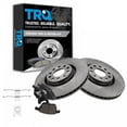 thumbnail image 1 of TRQ Front Brake Pad & Rotor Kit Brake Pads Brake Rotor Ceramic Fits Select 2005-2009 Audi A4 A4 Quattro, 1 of 5