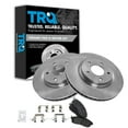 thumbnail image 1 of TRQ Front Brake Pad & Rotor Kit Brake Pads Brake Rotor Ceramic Fits Select 2007-2012 Nissan Sentra, 1 of 5