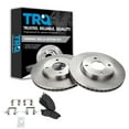 thumbnail image 1 of TRQ Front Brake Pad & Rotor Kit Brake Pads Brake Rotor Ceramic Fits Select 2009-2014 Nissan Cube 2007-2012 Sentra Versa, 1 of 4