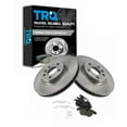 thumbnail image 1 of TRQ Front Brake Pad & Rotor Kit Brake Pads Brake Rotor Ceramic Fits Select 2012-2015 Land Rover Range Rover Evoque 2011-2018 Volvo S60 2007-2016 S80 2017-2018 V60 2008-2010 V70 2008-2016 XC70, 1 of 6
