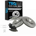 thumbnail image 1 of TRQ Front Brake Pad & Rotor Kit Brake Pads Brake Rotor Ceramic Fits Select 2013-2018 Ford Escape 2014-2018 Transit Connect 2018 Lincoln MKC, 1 of 5