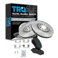 thumbnail image 1 of TRQ Front Brake Pad & Rotor Kit Brake Pads Brake Rotor Ceramic Fits Select 2015-2017 Chrysler 200 2013-2016 Dodge Dart, 1 of 5