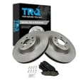 thumbnail image 1 of TRQ Front Brake Pad & Rotor Kit Brake Pads Brake Rotor Ceramic Fits Select 2019 Audi A6 Quattro, 1 of 4