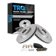 thumbnail image 1 of TRQ Front Brake Pad & Rotor Kit Brake Pads Brake Rotor Ceramic Premium G-Coated Fits Select 2011-2017 Nissan Quest, 1 of 6