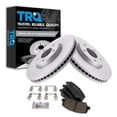 thumbnail image 1 of TRQ Front Brake Pad & Rotor Kit Brake Pads Brake Rotor Ceramic Premium G-Coated Fits Select 2013-2016 Hyundai Veloster 2014-2016 Kia Forte Koup Forte5, 1 of 6