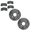 thumbnail image 1 of TRQ Front Brake Pad & Rotor Kit Brake Pads Brake Rotor Semi-Metallic Fits Select 2002-2007 Mitsubishi Lancer, 1 of 5