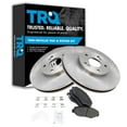 thumbnail image 1 of TRQ Front Brake Pad & Rotor Kit Brake Pads Brake Rotor Semi-Metallic Fits Select 2003-2008 Honda Pilot, 1 of 5