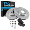 thumbnail image 1 of TRQ Front Brake Pad & Rotor Kit Brake Pads Brake Rotor Semi-Metallic Fits Select 2004-2011 Mitsubishi Endeavor, 1 of 5
