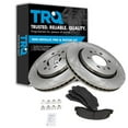 thumbnail image 1 of TRQ Front Brake Pad & Rotor Kit Brake Pads Brake Rotor Semi-Metallic Fits Select 2010-2017 Ford Expedition F-150 2011-2017 Lincoln Navigator, 1 of 5