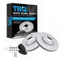 thumbnail image 1 of TRQ Front Brake Pad & Rotor Kit Brake Pads Brake Rotor Semi-Metallic Premium G-Coated Fits Select 1995-1997 Toyota Avalon 1996-2001 Camry 1998-2003 Sienna, 1 of 5