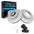 thumbnail image 1 of TRQ Front Brake Pad & Rotor Kit Brake Pads Brake Rotor Semi-Metallic Vented Premium G-Coated Fits Select 2003-2009 Toyota 4Runner 2007-2014 FJ Cruiser 2005-2021 Tacoma, 1 of 5