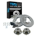 thumbnail image 1 of TRQ Front Brake Pad & Rotor Kit Brake Pads Brake Rotor Wheel Hub Bearing Assembly Ceramic Fits Select 1997 Acura CL 1990-1997 Honda Accord, 1 of 6