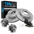 thumbnail image 1 of TRQ Front Brake Pad & Rotor Kit Brake Pads Brake Rotor Wheel Hub Bearing Assembly Ceramic Fits Select 2000-2002 Dodge Dakota Durango, 1 of 6