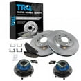 thumbnail image 1 of TRQ Front Brake Pad & Rotor Kit Brake Pads Brake Rotor Wheel Hub Bearing Assembly Ceramic Fits Select 2006-2011 Buick Lucerne 2006-2013 Chevrolet Impala 2006-2007 Monte Carlo, 1 of 6