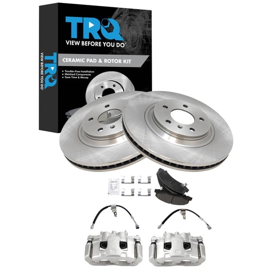 TRQ Front Brake Pad & Rotor Kit Ceramic Fits 2006-2011 Buick Lucerne Cadillac DTS