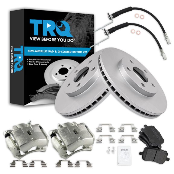 TRQ Front Brake Pad & Rotor Kit Fits 2006-2011 Chevrolet HHR BKA29382