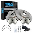 thumbnail image 1 of TRQ Front Brake Pad and Rotor Set Ceramic Calipers Hoses Fits 2014 Honda Civic LX Automatic CVT, 1 of 5