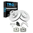 thumbnail image 1 of TRQ Front Brake Pad and Rotor Set Ceramic G Coated Rotors Calipers Fits 2005 Toyota Camry, 1 of 5